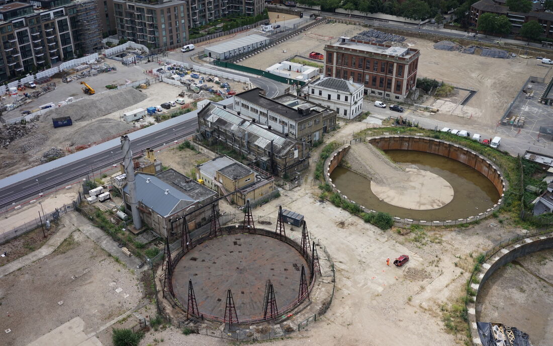 Uav Drone Gasworks Fulham Kings Road Park 17