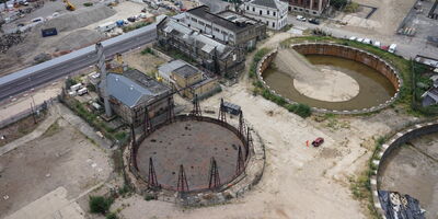 Uav Drone Gasworks Fulham Kings Road Park 17