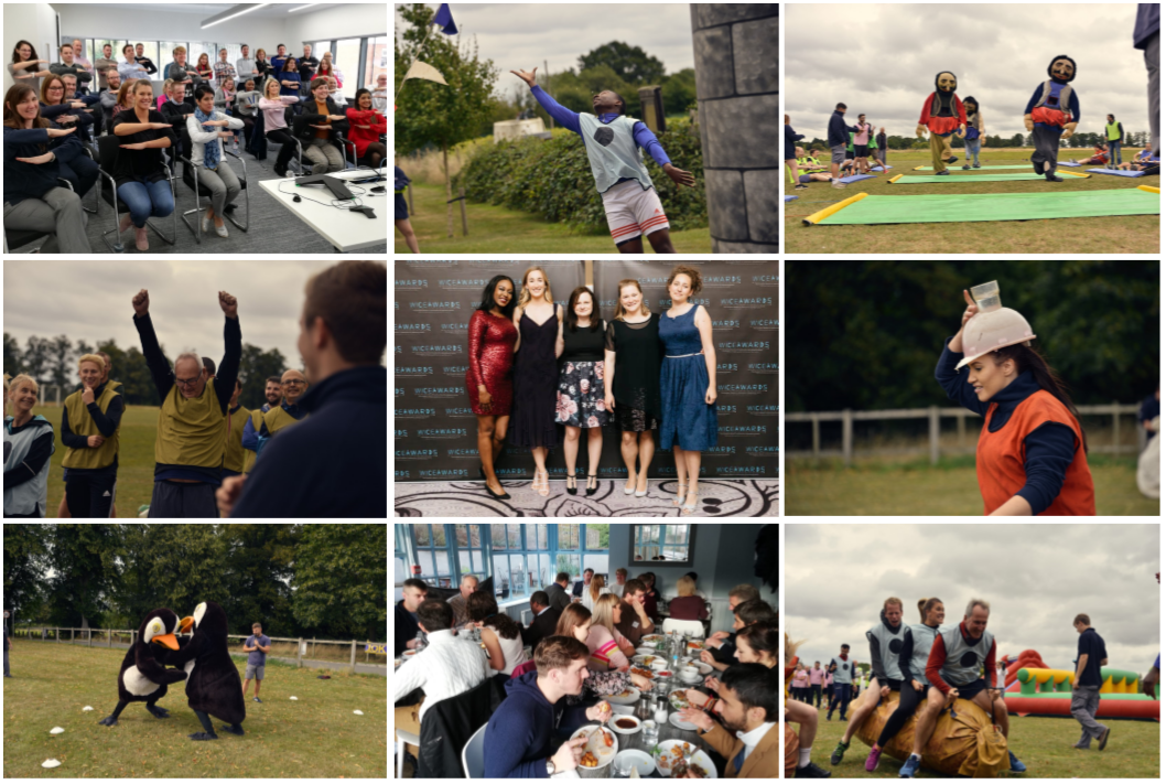 A montage of images from recent company events.