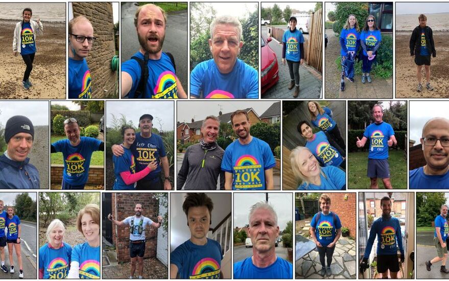 Some of our dedicated runners, joggers and walkers