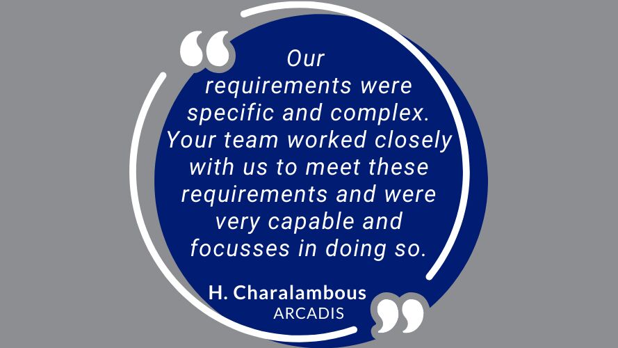 1 Arcadis H Charalambous Testimonial Prop Man