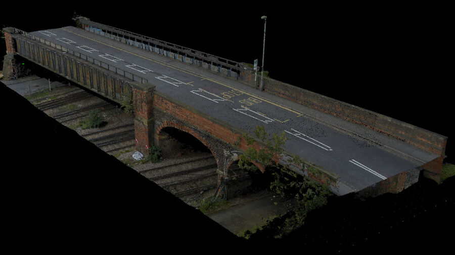 3D Point Cloud scan of the bridge