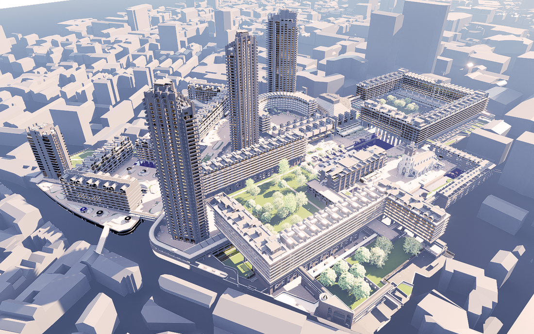 BIM-Model-of-Entire-Barbican-Estate
