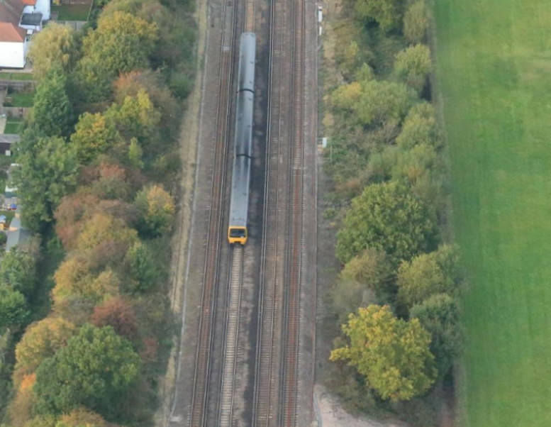 Rail UAV Vogel Generic Aerial Shot