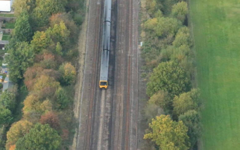 Rail UAV Vogel Generic Aerial Shot