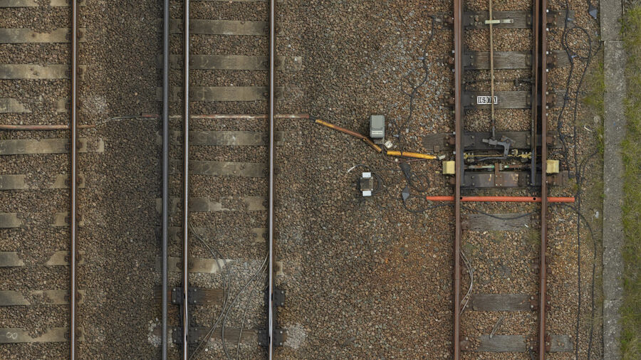 Rail UAV Vogel Salfords Sidings