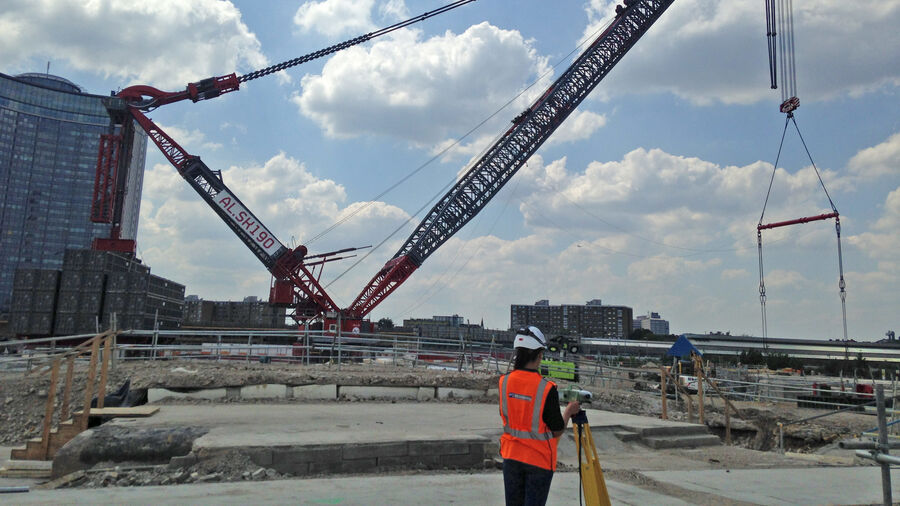 Keltbray Supercrane at Earls Court