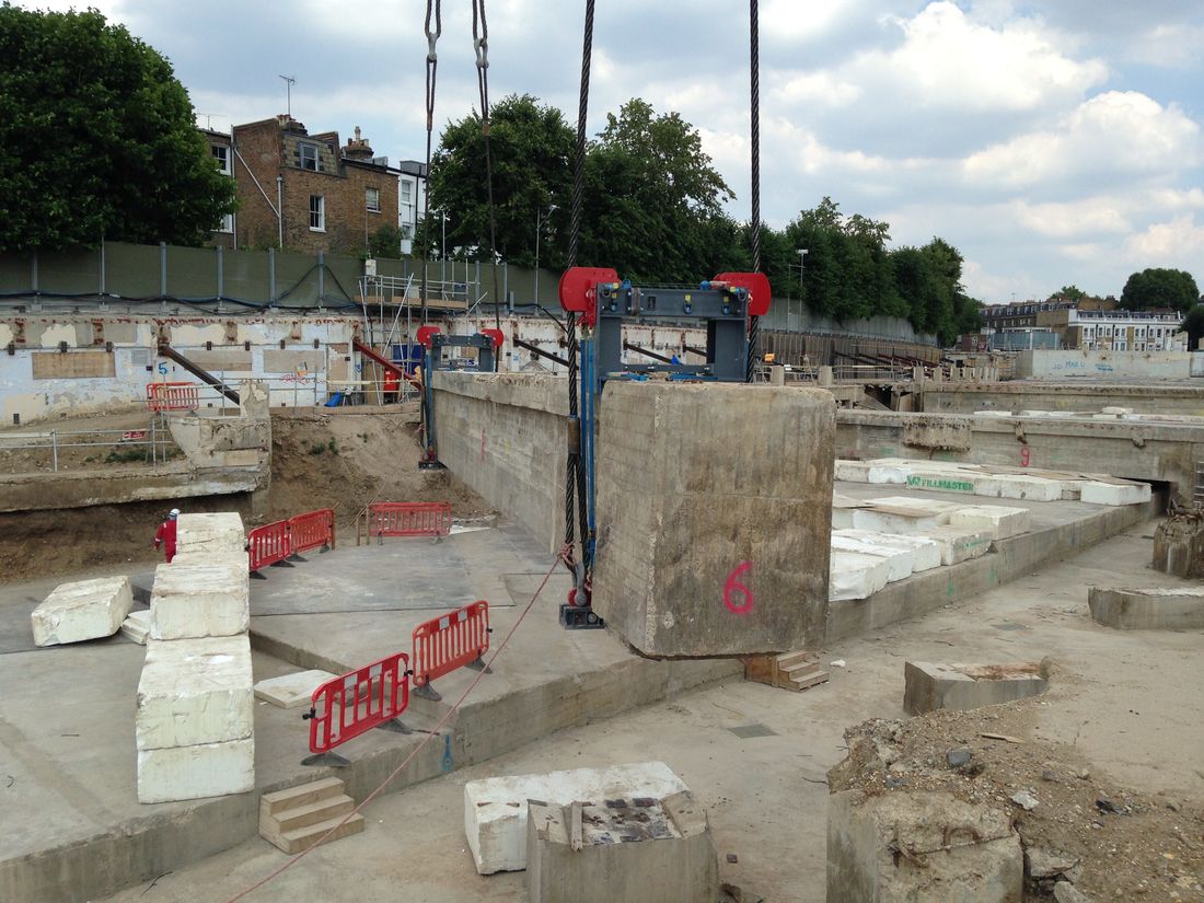 Removing the 61 portal beams