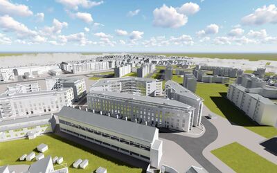 Property Clapham Park BIM Model Aerial