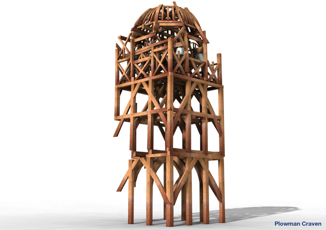 Curfew Tower Windsor Castle 3D Model