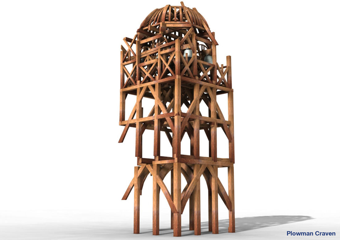 Curfew Tower Windsor Castle 3D Model