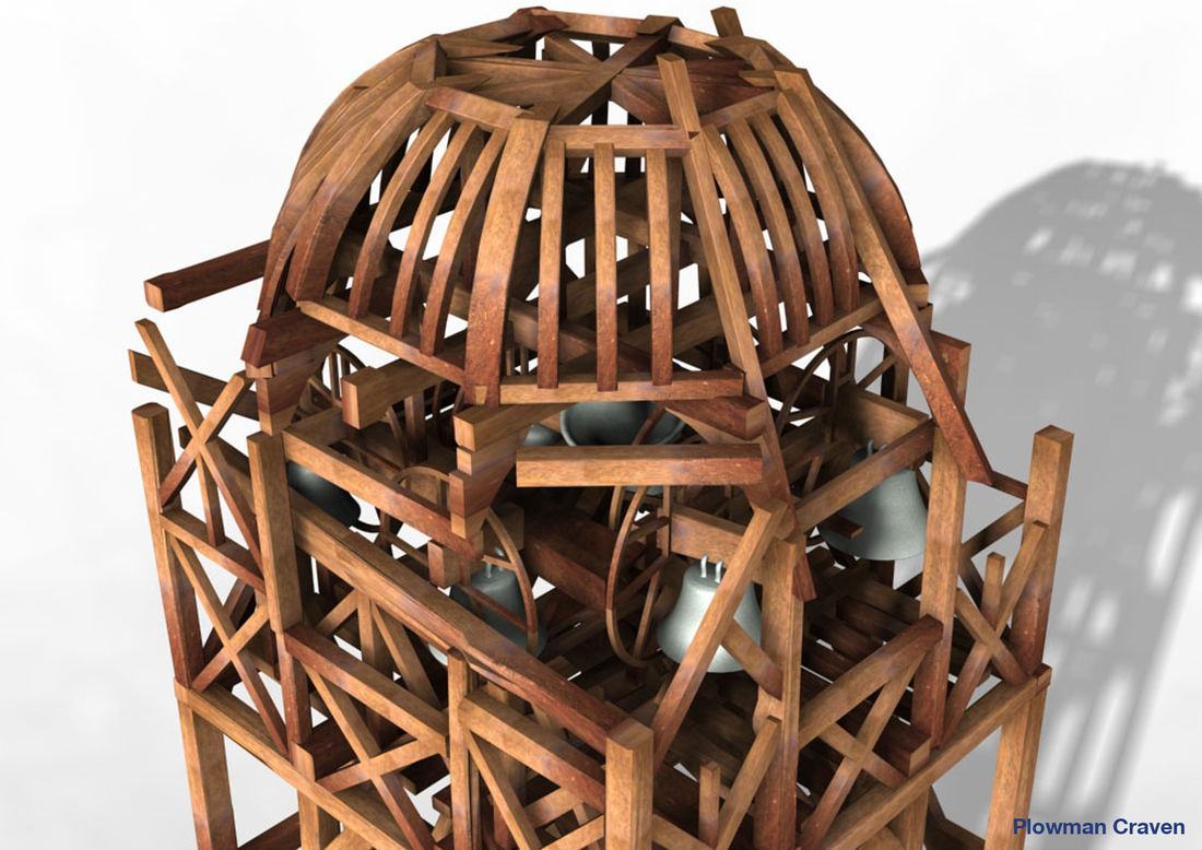 Windsor Castle Curfew Tower 3D Model