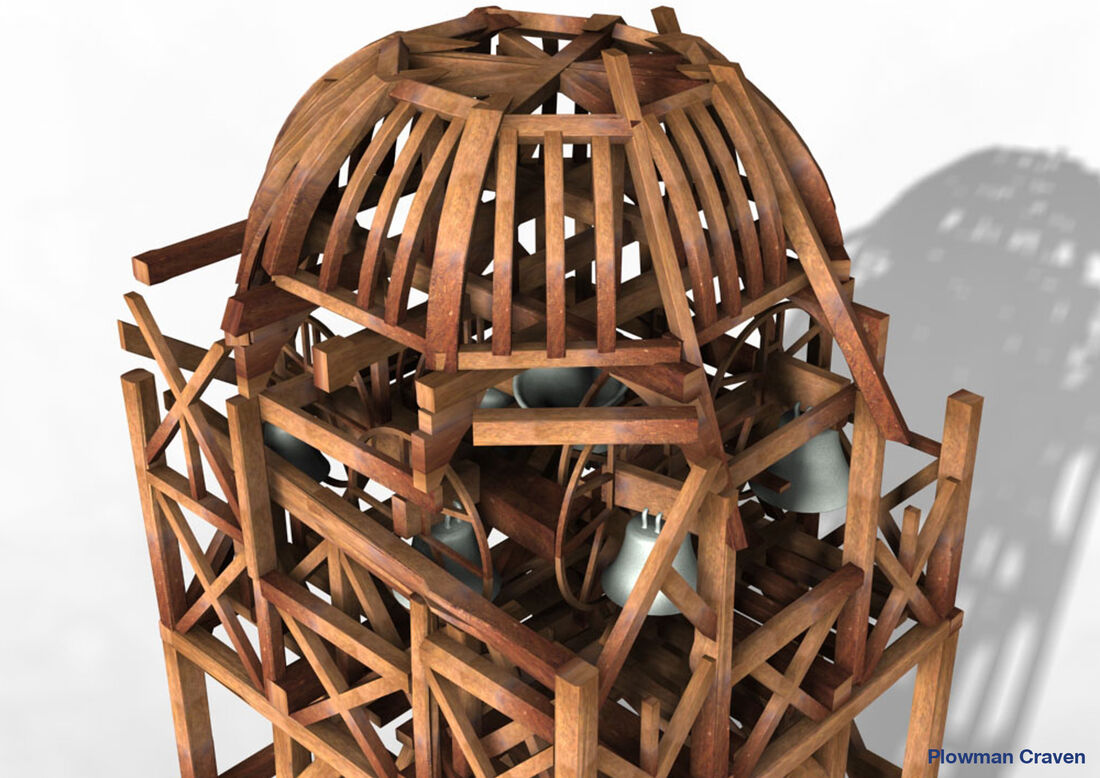 Windsor Castle Curfew Tower 3D Model