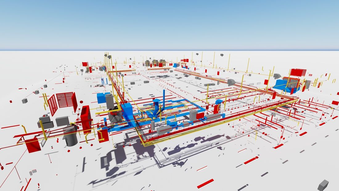 MEP Building Information Model (BIM) of Poultry Market