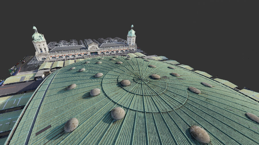 Property Poultry Market Point Cloud Roof 2