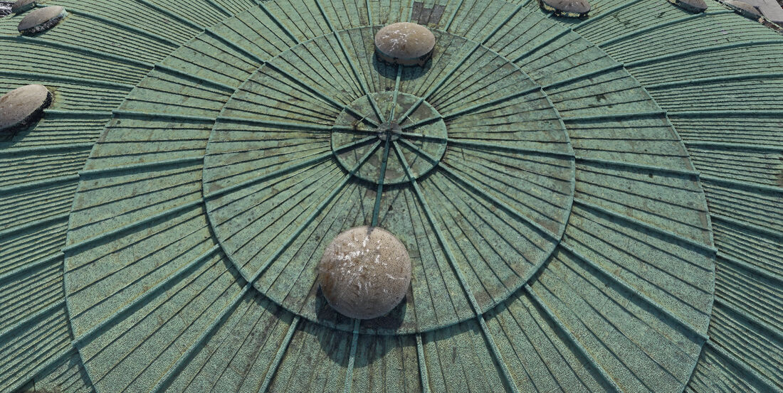 Property Poultry Market Point Cloud Roof