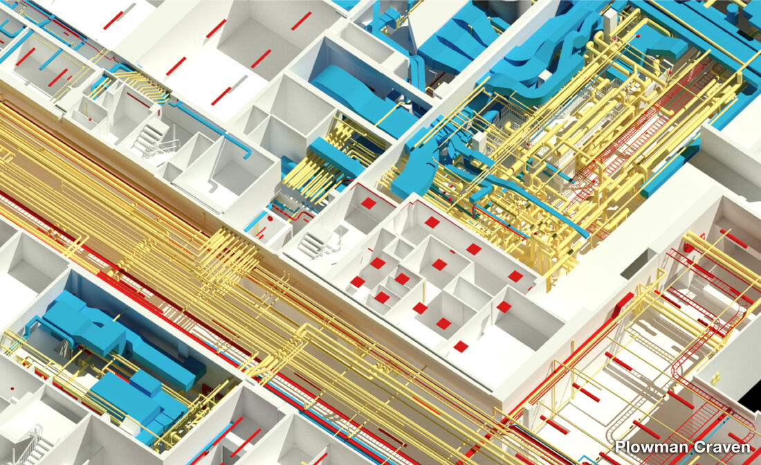 City of University, London - MEP BIM Render