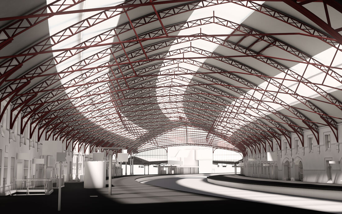 Rail Bristol Temple Meads BIM Model Internal