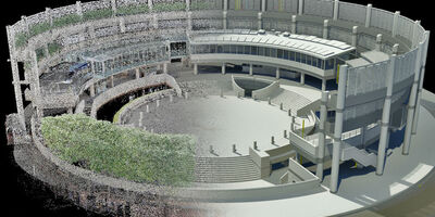 Property Broadgate Arena 3 D Model Half Scan