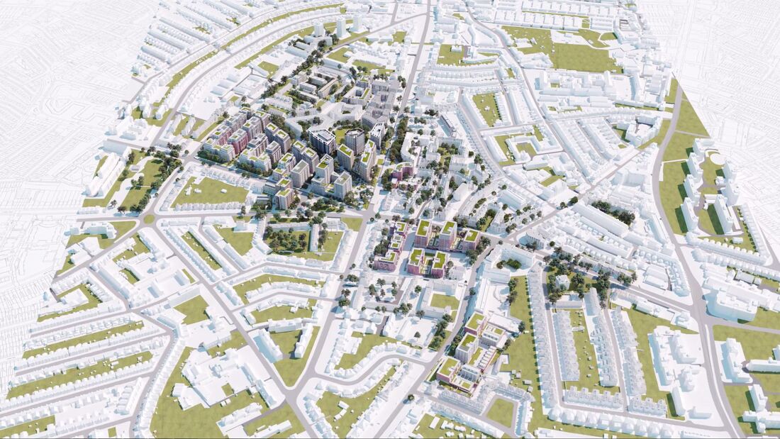 Property Bim Model Clapham Park Aerial