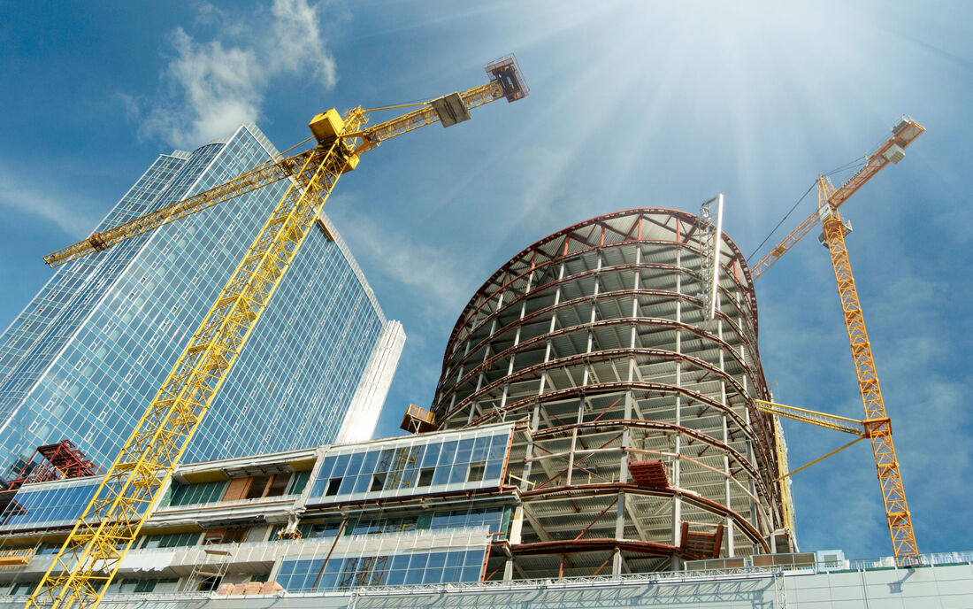 Property Generic London Skyscape Crane Development