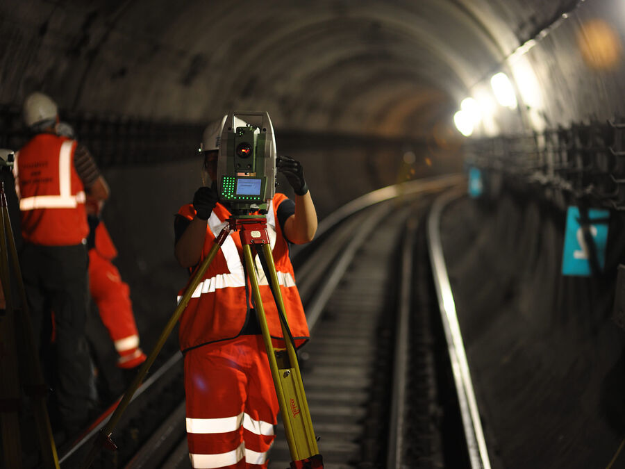 Rail Underground Tunnel Staff Equipment Flipped