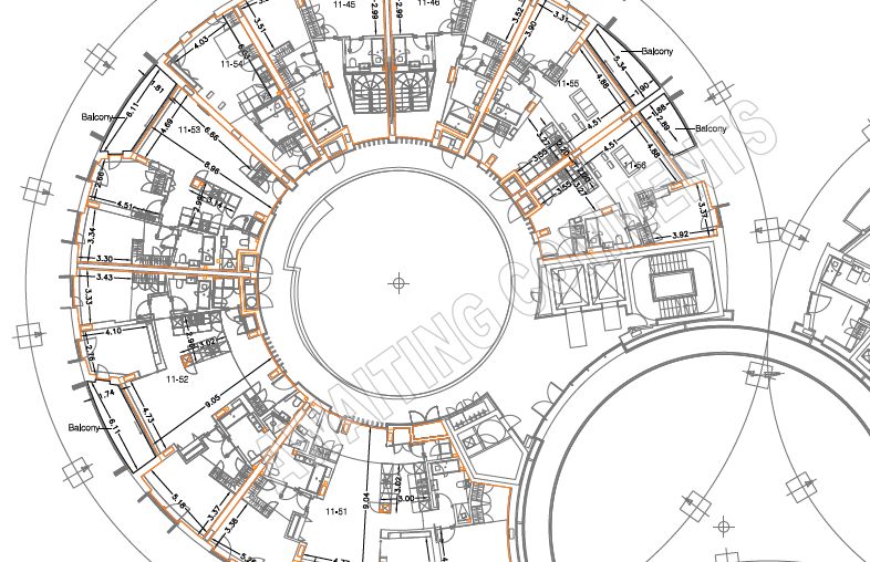 A sample areas report for King's Cross Gasholders