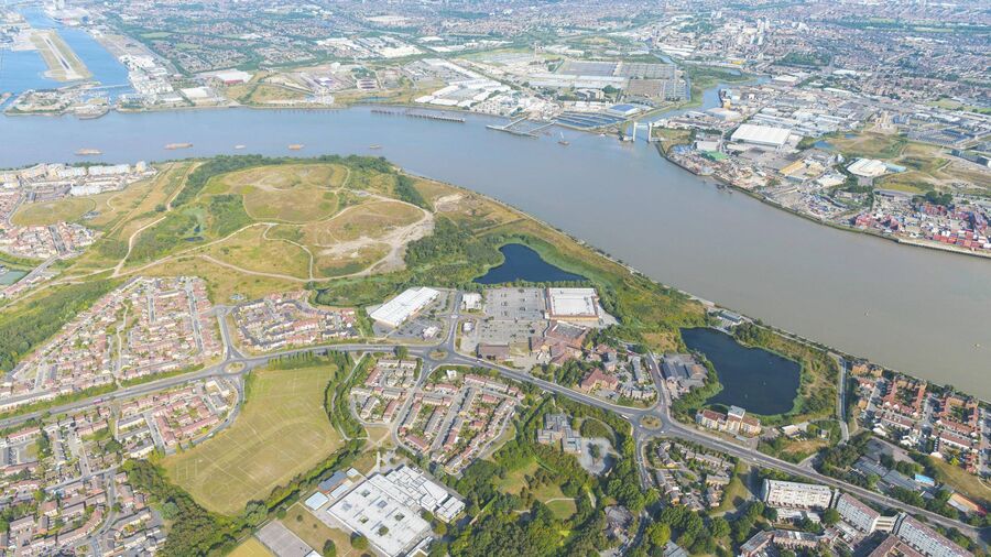 Environmental Services West Thamesmead Aerial