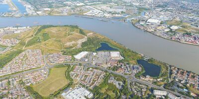 Environmental Services West Thamesmead Aerial