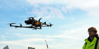 Uav Property London Staff Equipment Falcon 5 With Sky