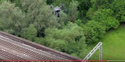 Vogel R3D - advanced UAV drone rail surveying from Plowman Craven