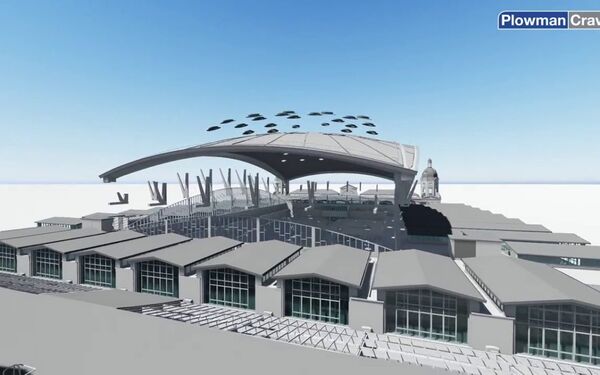 Smithfield Market Drone Survey BIM Model Flythrough