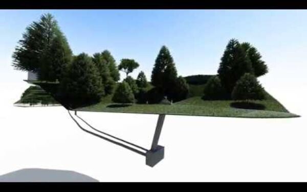 Underground Utilities Survey BIM Model Flythrough